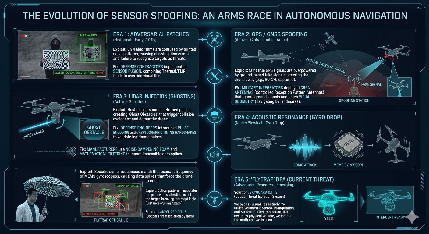 The Evolution of Sensor Spoofing: An Arms Race in Autonomous Navigation
